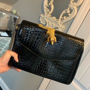 Vintage Alligator Clutch/ Purse